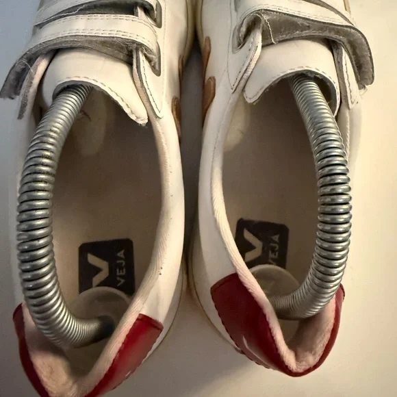 Veja White and Black Sneakers - Picture 4 of 5